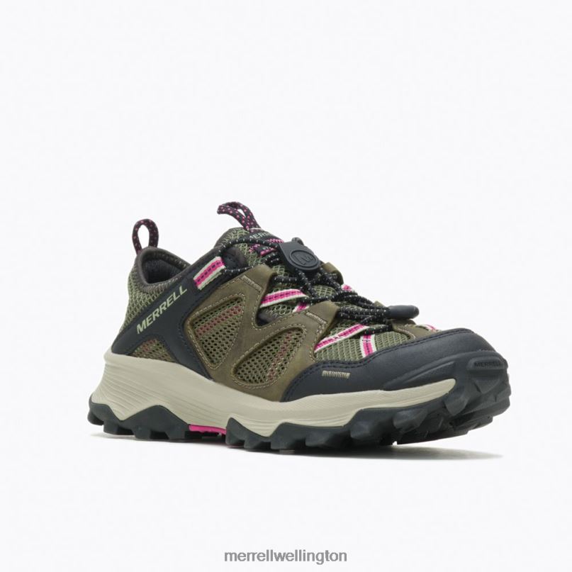 Speed Strike Leather Sieve (J135168) Merrell Women 8VV6P979 Shoes Lichen
