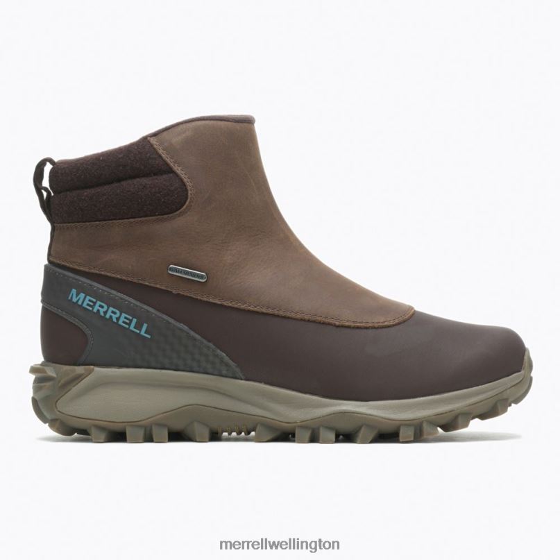 Thermo Kiruna Mid Zip Waterproof (J035092) Merrell Women 8VV6P1329 Shoes Clay