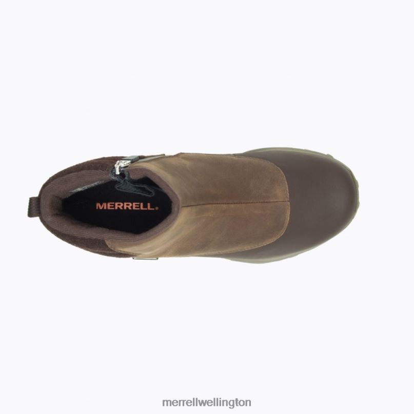 Thermo Kiruna Mid Zip Waterproof (J035092) Merrell Women 8VV6P1329 Shoes Clay