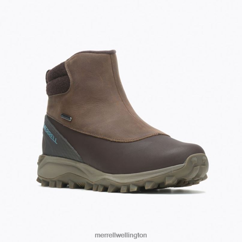 Thermo Kiruna Mid Zip Waterproof (J035092) Merrell Women 8VV6P1329 Shoes Clay