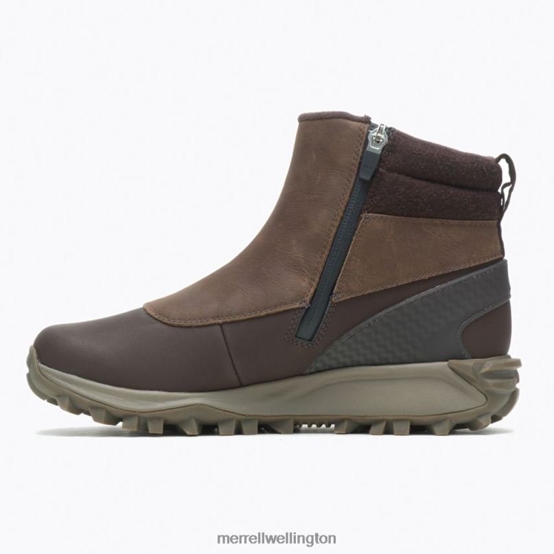 Thermo Kiruna Mid Zip Waterproof (J035092) Merrell Women 8VV6P1329 Shoes Clay