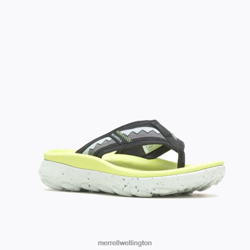 Hut Ultra Flip (J005550) Merrell Women 8VV6P935 Shoes Black/Celery