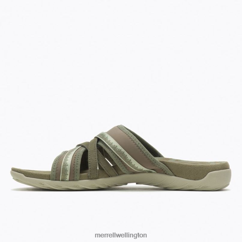 Terran 3 Cush Slide (J004586) Merrell Women 8VV6P1071 Shoes Olive