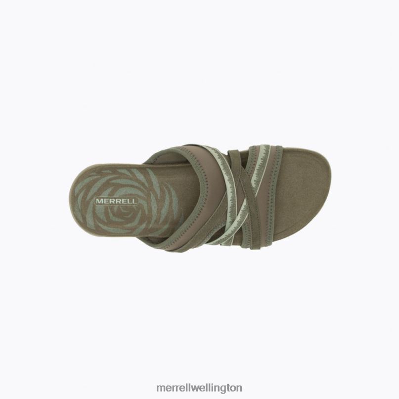 Terran 3 Cush Slide (J004586) Merrell Women 8VV6P1071 Shoes Olive