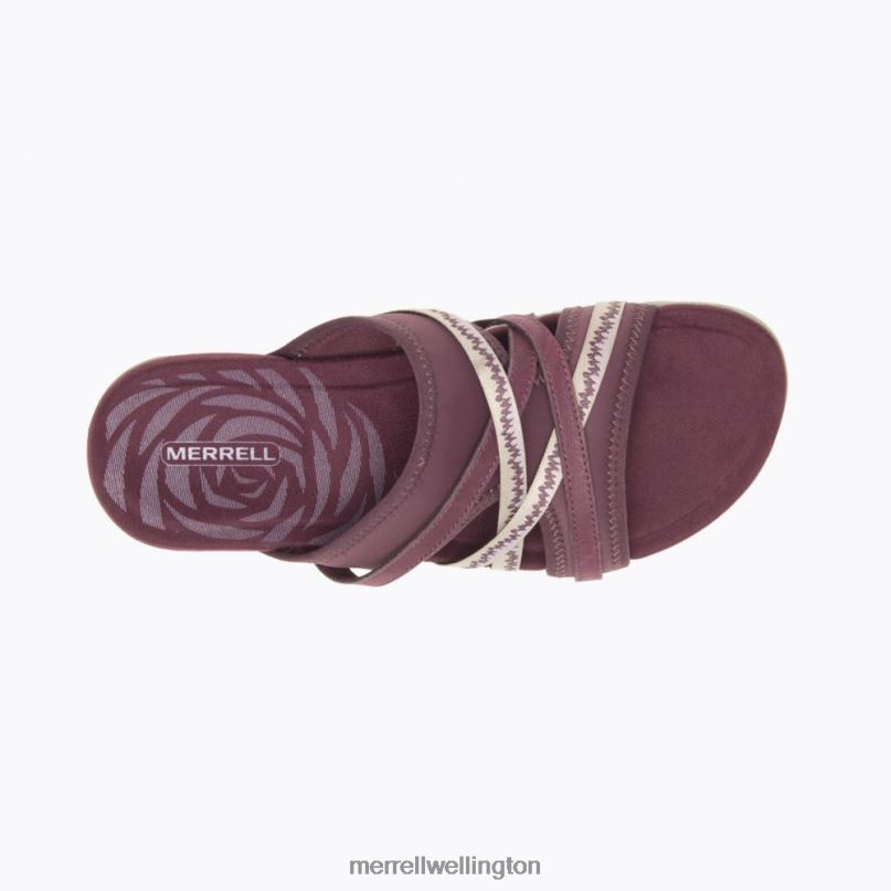 Terran 3 Cush Slide (J005674) Merrell Women 8VV6P951 Shoes Burgundy