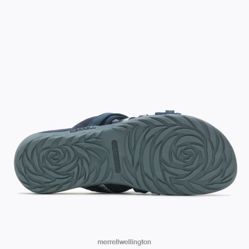 Terran 3 Cush Slide Wide Width (J002726W) Merrell Women 8VV6P1205 Shoes Navy