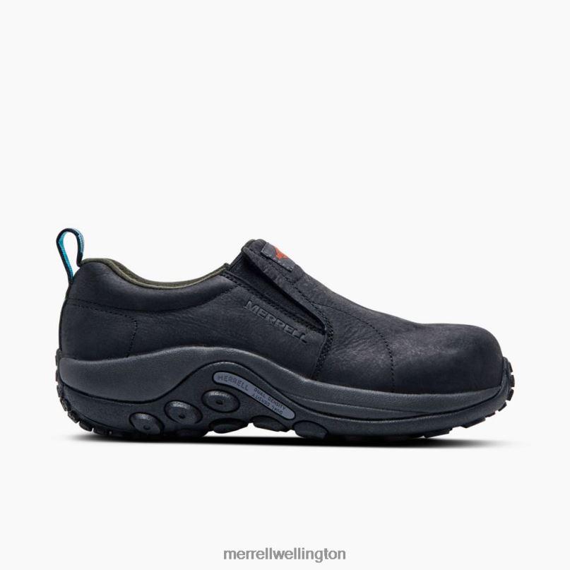 Jungle Moc Leather Comp Toe Work Shoe (J099302) Merrell Women 8VV6P1062 Shoes Black