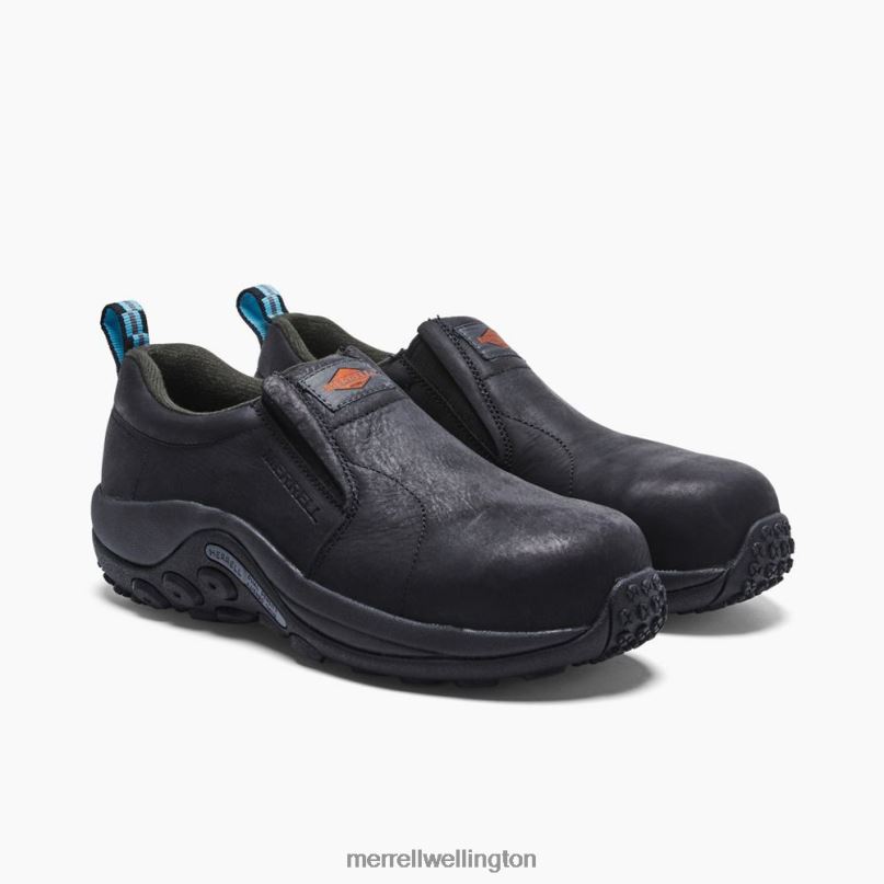 Jungle Moc Leather Comp Toe Work Shoe (J099302) Merrell Women 8VV6P1062 Shoes Black