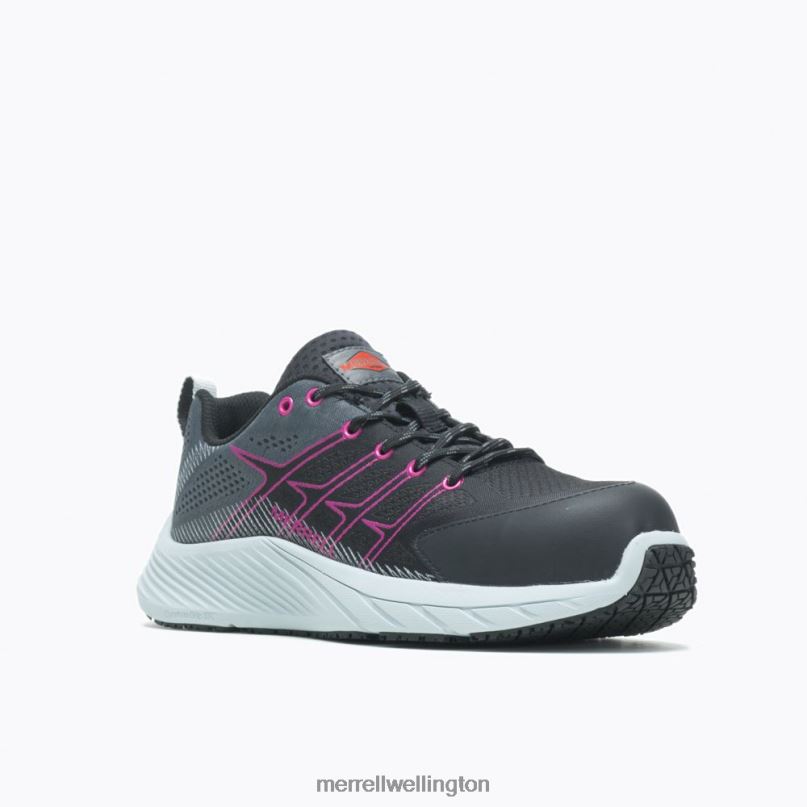 Moab Flight Carbon Fiber (J005174) Merrell Women 8VV6P1237 Shoes Black/Fuchsia