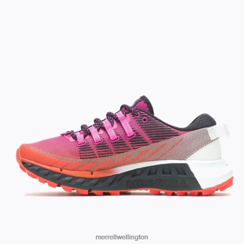 Agility Peak 4 (J067524) Merrell Women 8VV6P925 Shoes Fuchsia/Tangerine