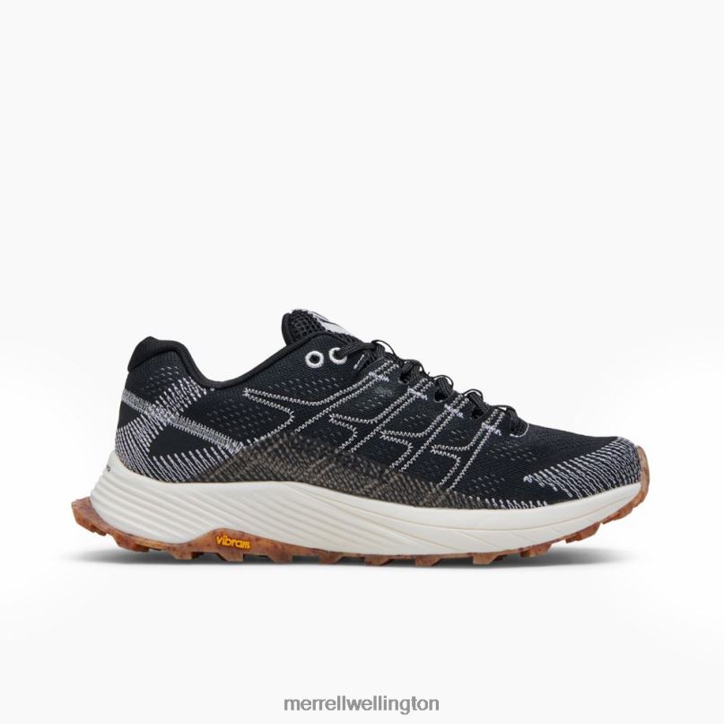 Moab Flight Eco Dye Wide Width (J067092W) Merrell Women 8VV6P674 Shoes Black/White